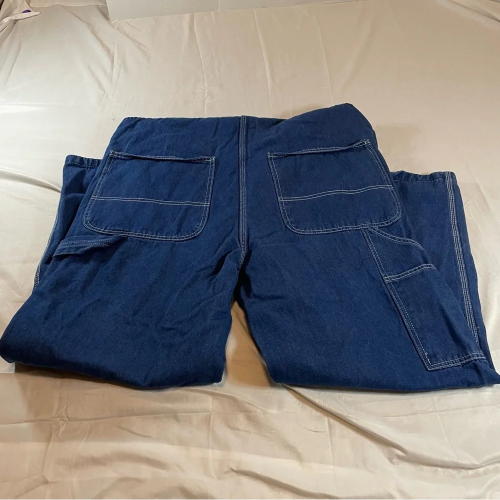 liberty denim bib